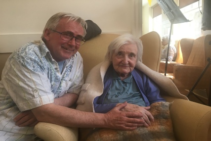 The rear entrance, Resident's patio and garden at Braintree Nursing Home The rear entrance, Resident's patio and garden at Braintree Nursing Home